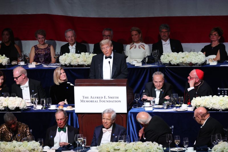 Controversy Unleashed: Trump’s Vulgar Remarks and Attacks on Catholic Charity Event