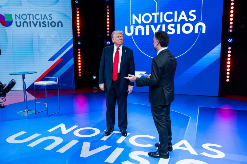 Trump Tries a Softer Approach But Recycles False Migrant Claims at Univision Town Hall