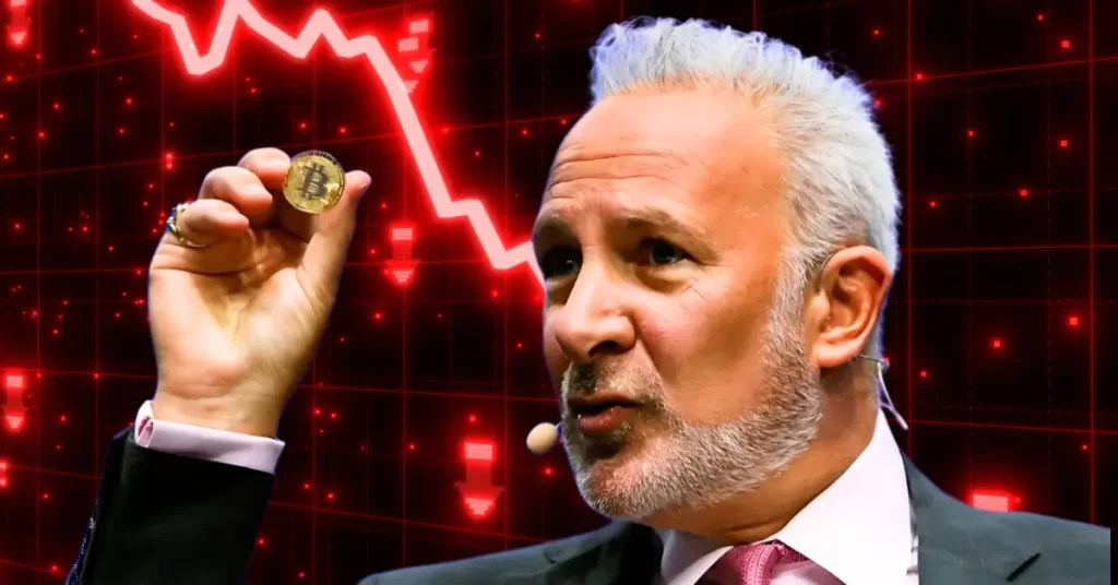 Bitcoin Bear Market Confirmed? Peter Schiff Highlights 20% Gold-Based Loss 