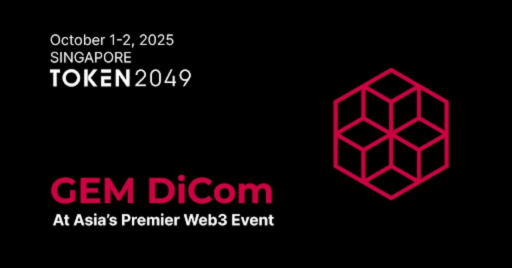 GEMtrust DAO Brings GEM DiCom to Over 25K Attendees at TOKEN2049 in Singapore