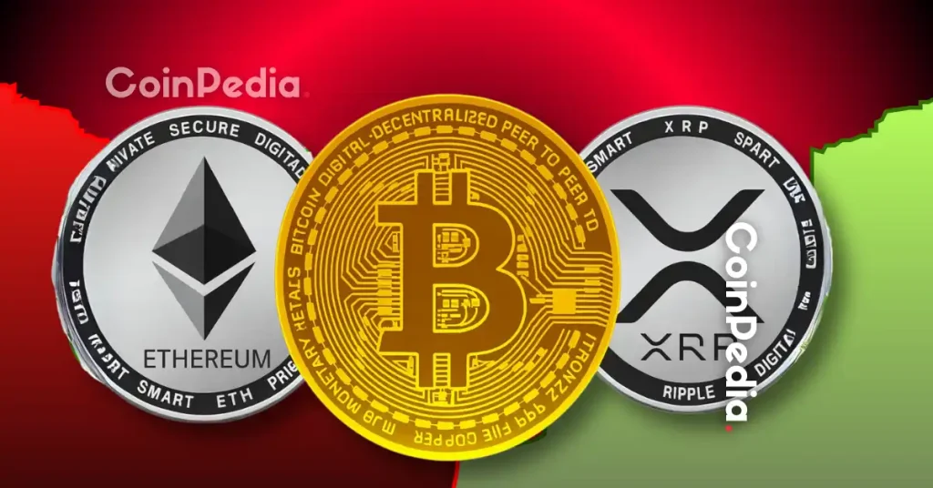 Bitcoin, Ethereum, and XRP Price Fall as Crypto Market Today Fails to Recover