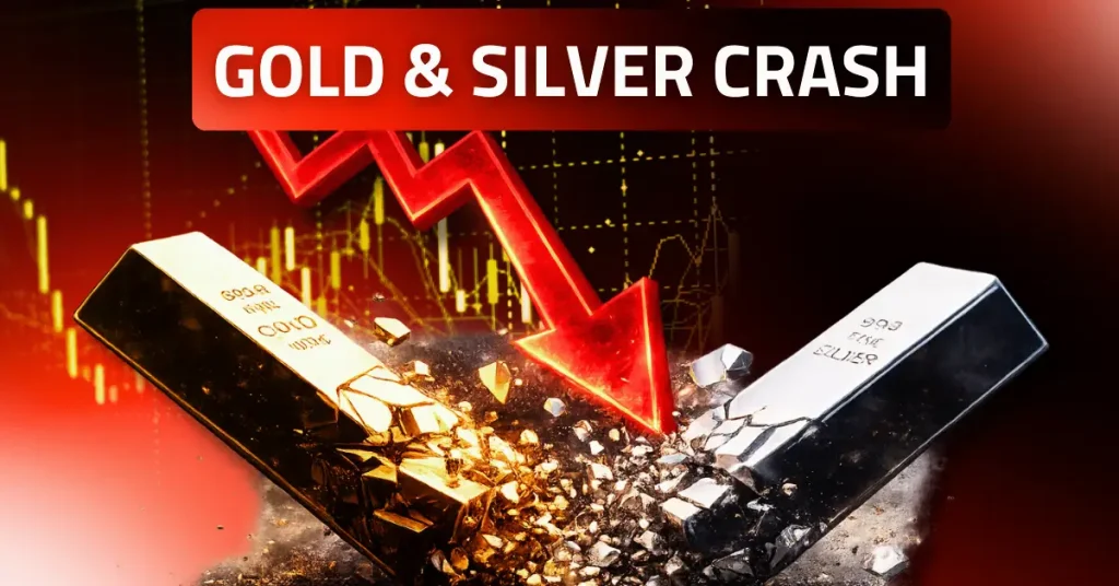 Top 5 Reasons Why Gold and Silver Prices Crashing Today?