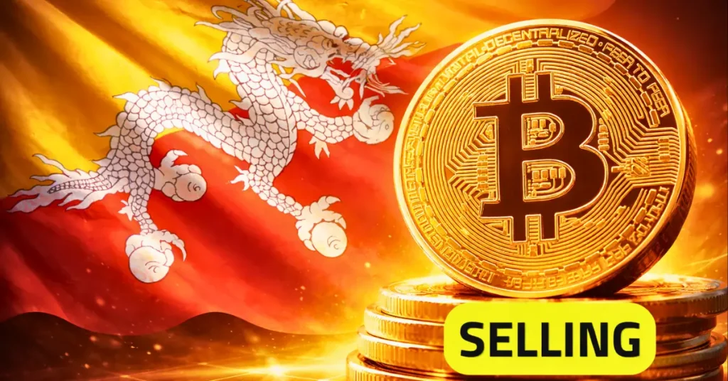 Bhutan Sells Bitcoin, Dumps $120M Worth of BTC in 2026
