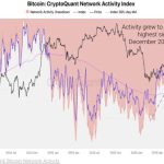 Bitcoin network activity has a dramatic rebound – hits highest since 2024 even as price struggles