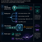 Did Tether just freeze $72M in USDT with no link to a hack in Monero money laundering sting?