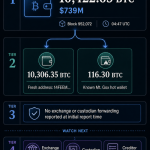 Mt. Gox-linked wallets moved 10,422 BTC, worth roughly $739 million as BTC price slides