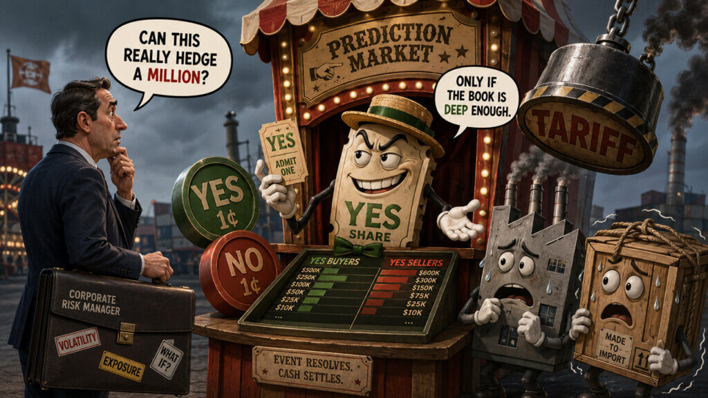 Prediction markets are drawing corporate hedgers, but payout disputes threaten trust