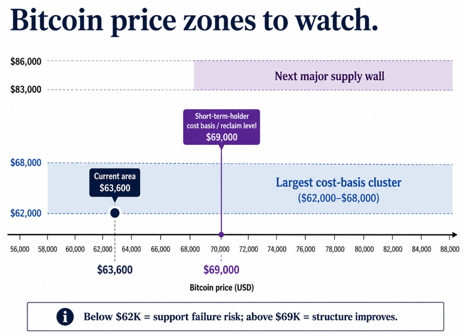 Three Fed officials just voted for a rate hike as Bitcoin hangs by a thread on a $62,000 shelf