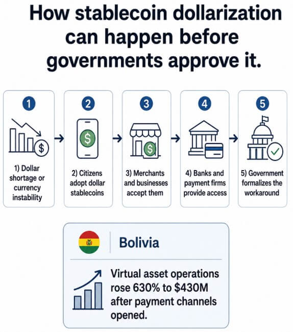 The next currency crisis could turn $300 billion in stablecoins into national currencies