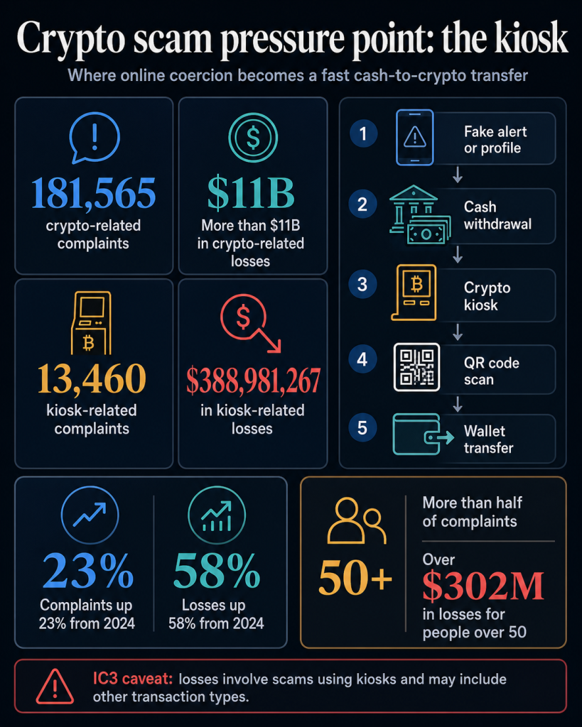 Why Bitcoin ATMs are becoming the last stop in America’s $11B crypto scam pipeline