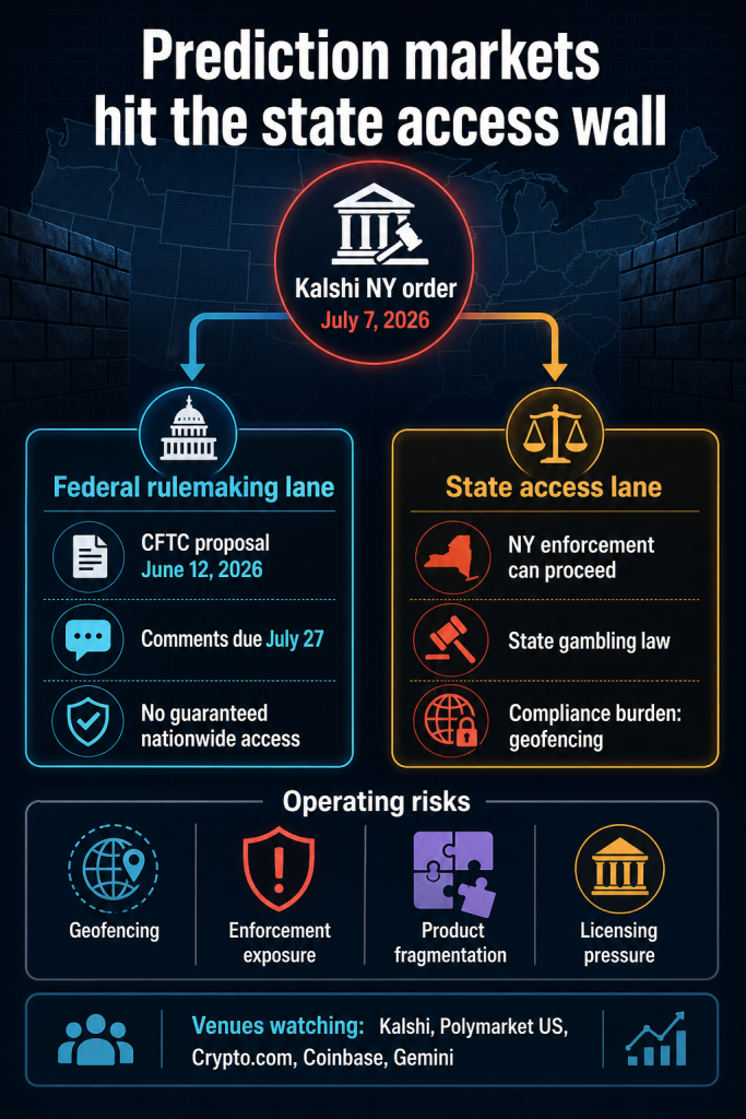 Kalshi’s court loss shows federal approval may still leave prediction markets fenced off by states